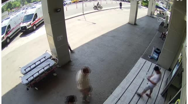 Hastane otoparkından motosiklet çaldı