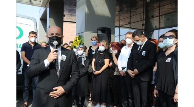 Hayatını kaybeden doktor için tören düzenlendi