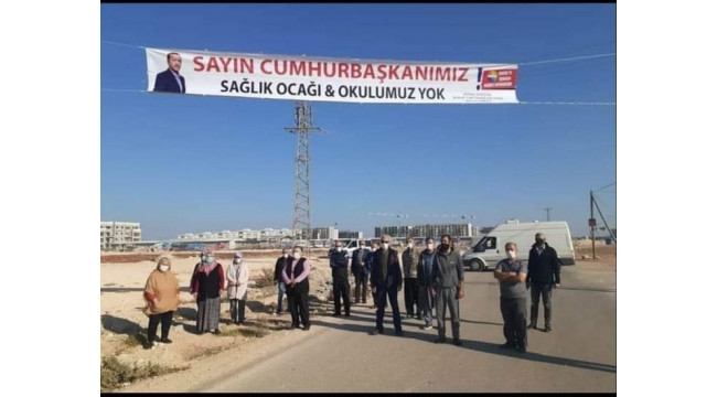 ‘Okul, sağlık ocağı istiyoruz’