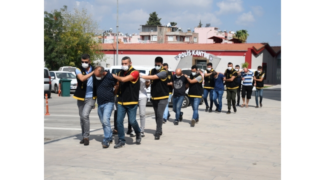 Sulama sistemi çaldıkları iddia edilen 6 şüpheli yakalandı
