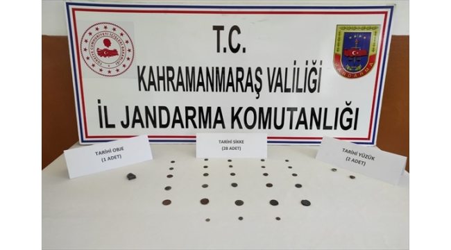 Tarihi sikke, yüzük ve obje ele geçirildi