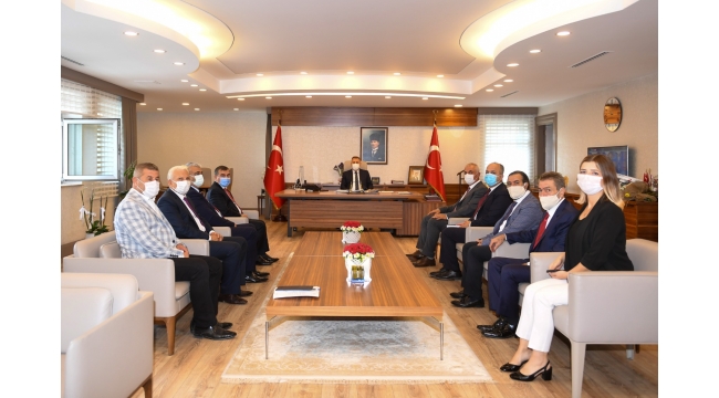 VALİ ELBAN’A AHİLİK HAFTASI ZİYARETİ