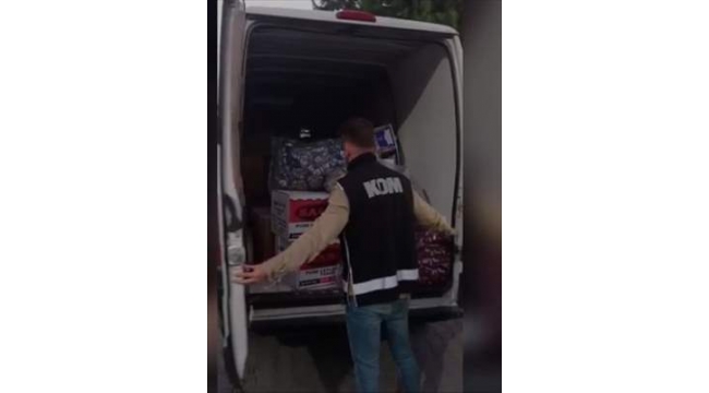 200 bin makaron ele geçirildi