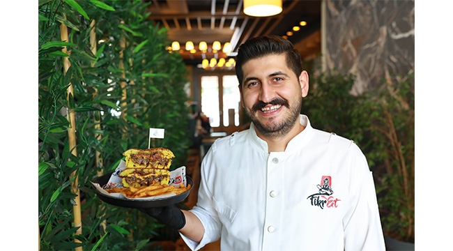 Adana’da dev burger ve et sushi şov