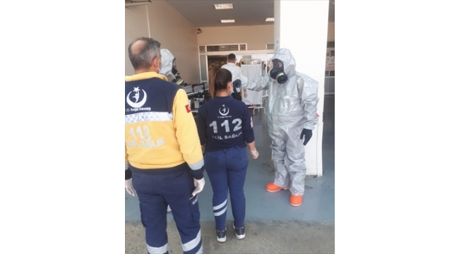 AFAD ekiplerince KBRN tatbikatı yapıldı