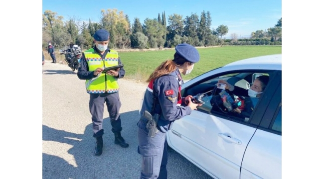 Jandarma huzur ve güven uygulaması yaptı