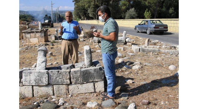Mezarlığın durumu içler acısı
