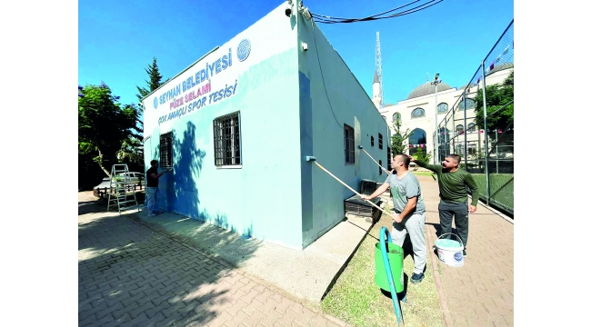 Seyhan’daki spor tesisleri “Gençler” için hazırlanıyor