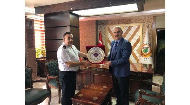 Tuğgeneral Koyuer, Yılmaz’ı ziyaret etti