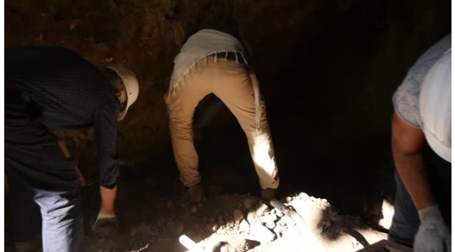 14 bin yıl öncesine ait insan izleri bulundu