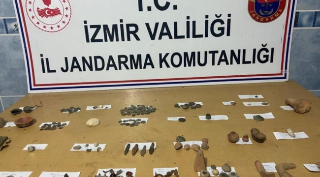 165 parça tarihi eser ele geçirildi