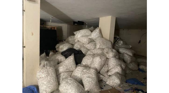 20 milyon 210 bin makaron ele geçirildi