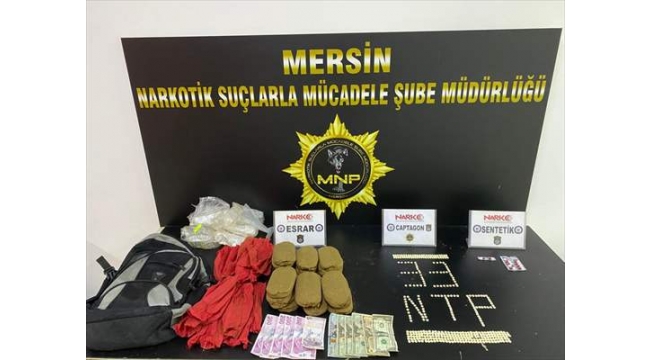 3 kilo 650 gram esrar ve 400 sentetik hap ele geçirildi