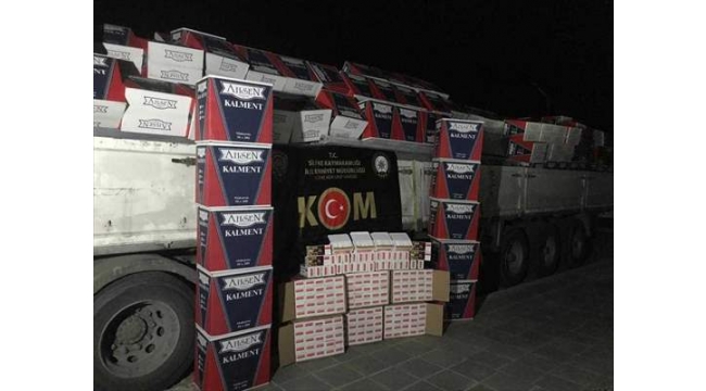 3 milyon 210 bin kaçak makaron ele geçirildi
