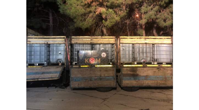 73 bin litre kaçak akaryakıt ele geçirildi