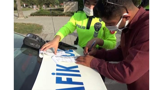 Gereksiz korna çalan sürücülere para cezası kesildi
