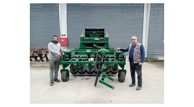 Rulo Balya Pamuk Çalısı Sökme Makinası imal etti