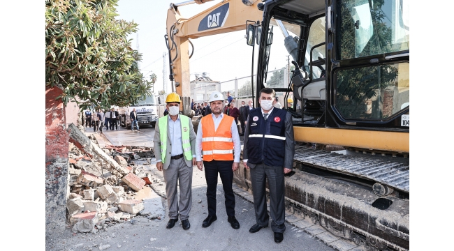 ŞEHİT ERKUT AKBAY’DA YIKIM BAŞLADI
