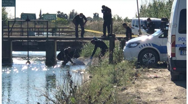 Sulama kanalında erkek cesedi bulundu
