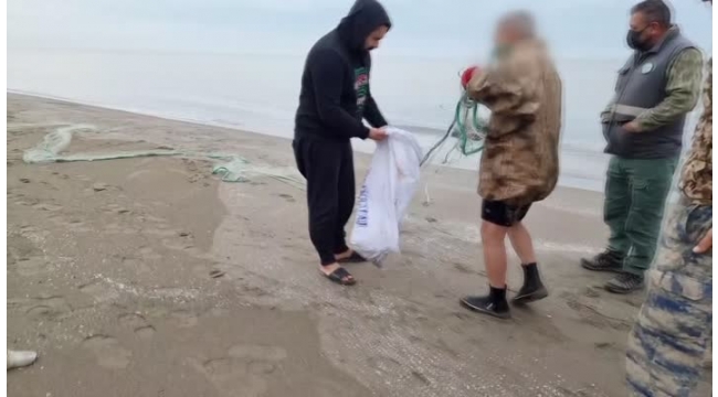 Yasa dışı avlanan kişiye 545 lira ceza