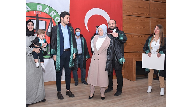 13 AVUKAT MESLEĞE ADIM ATTI