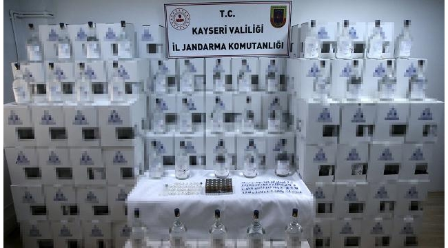 2 ton etil alkol ele geçirildi