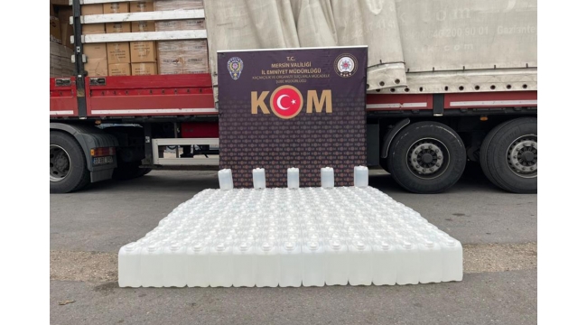 5.5 ton sahte içki ele geçirildi