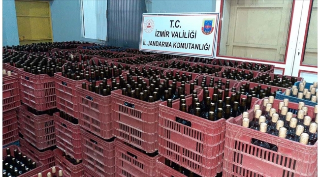 6 bin litre kaçak içki ele geçirildi
