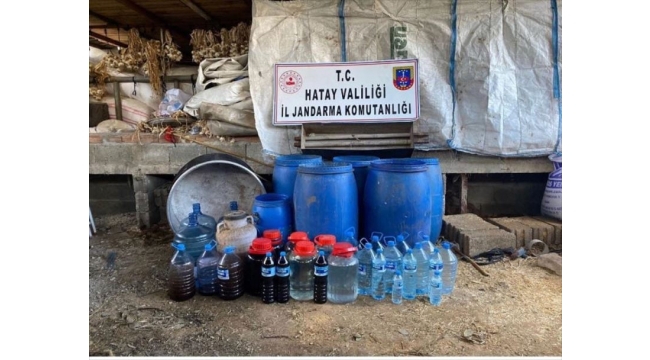840 litre sahte içki ele geçirildi