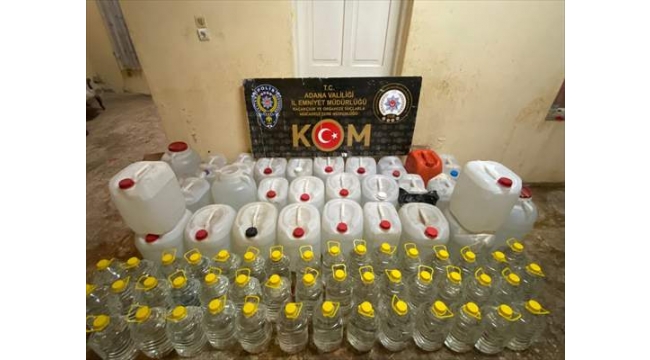 9 bin 467 litre sahte içki ele geçirildi