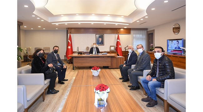 ALEVİ KÜLTÜR DERNEĞİ’NDEN VALİ ELBAN’A ZİYARET