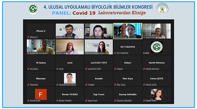Biyolojik Bilimler Kongresi online olarak gerçekleştirildi
