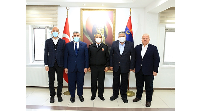 İL JANDARMA KOMUTANI ALBAY TAŞKIN KELEŞ’E ZİYARET