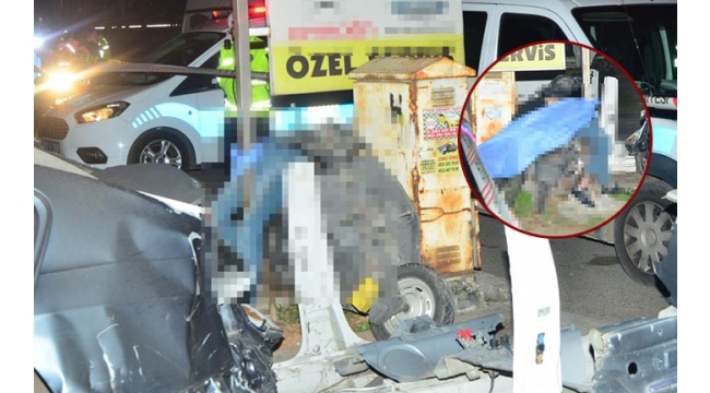 Korkunç kaza! Feci şekilde can verdi!