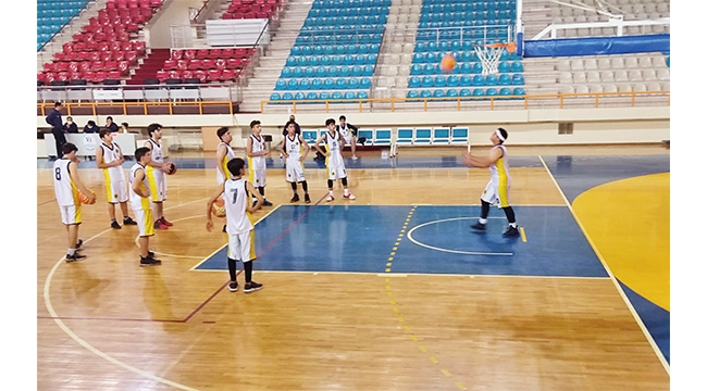 Öğrencilerin basketbol aşkı