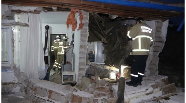 Tüp bomba gibi patladı,ev harabeye döndü!