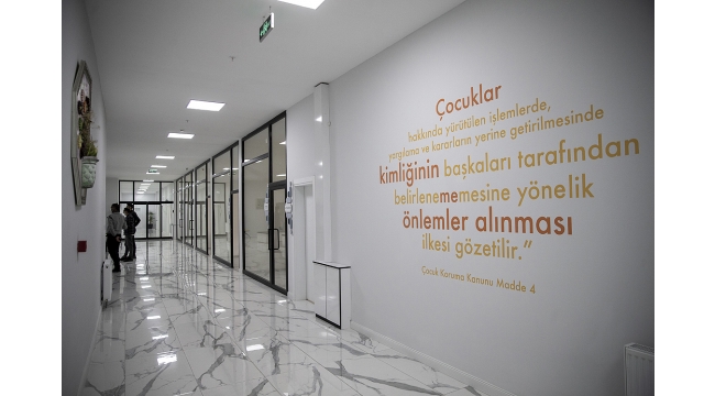 Türkiye'nin ilk Çocuk Adalet Merkezi Erzurum'da açıldı