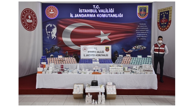 2 bin 500 adet kaçak ilaç ele geçirildi