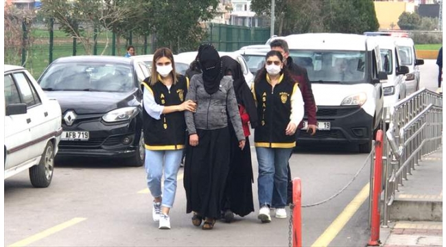 Adana'da hırsız eltiler yakalandı