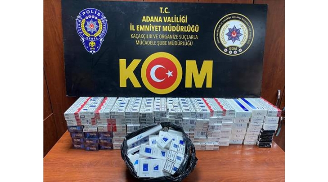 Adana'da kaçakçılık operasyonu!