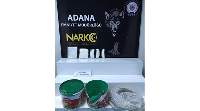Balın içinden 914 gram sentetik uyuşturucu çıktı