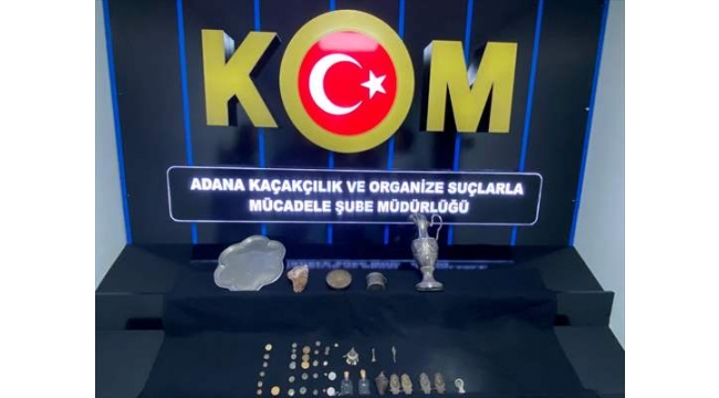 Çeşitli miktarda tarihi eser ele geçirildi