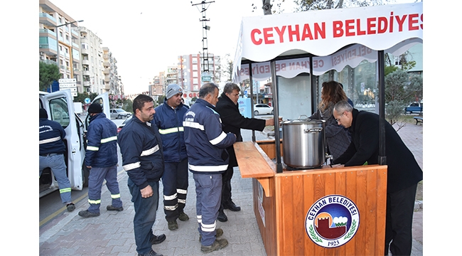 CEYHAN BELEDİYESİNDEN ÇORBA DAĞITIMI
