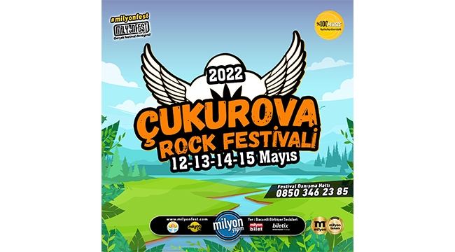 ÇUKUROVA ROCK FESTİVALİ’NİN TARİHLERİ BELLİ OLDU