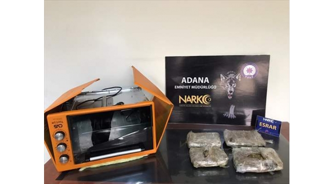 Elektrikli fırının içinde uyuşturucu çıkıt!