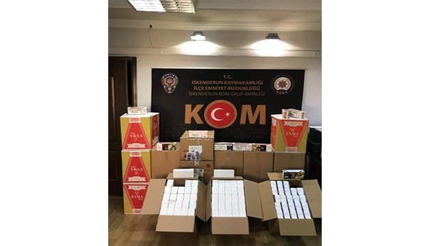 İskenderun'da  kaçakçılık operasyonu: 2 Gözaltı