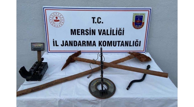 Kaçak kazı yapan 3 şahıs suçüstü yakalandı