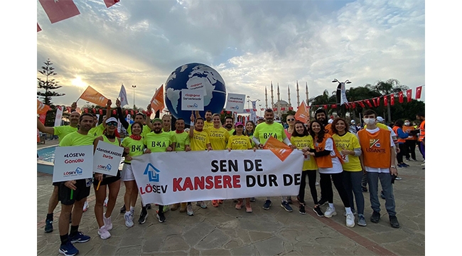 ‘KOŞAR ADIM LÖSEV’ ADANA’DA EĞİTİM İÇİN KOŞTU
