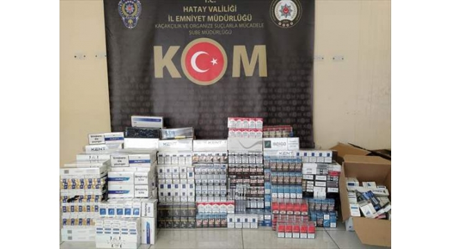 2 bin 910 paket kaçak sigara ele geçirildi