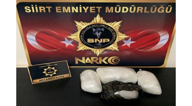 2 kilo 316 gram uyuşturucu madde ele geçirildi